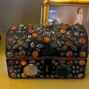 Beautiful Antique Moroccan Jewelry Chest